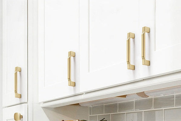 Gold pulls for cabinets