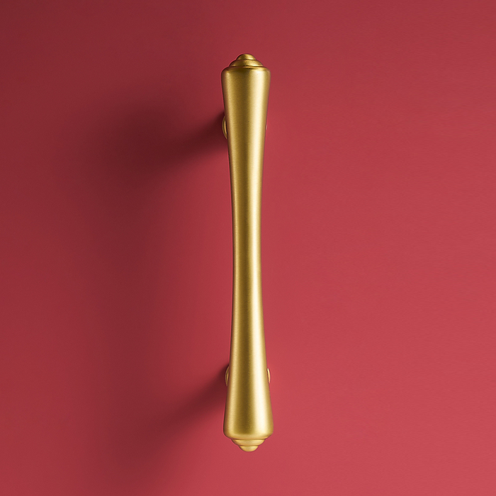 Modern Gold Matte Brushed Cabinet Spindle Handle