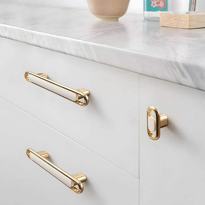 Gold Modern Simple Cabinet Door Handles