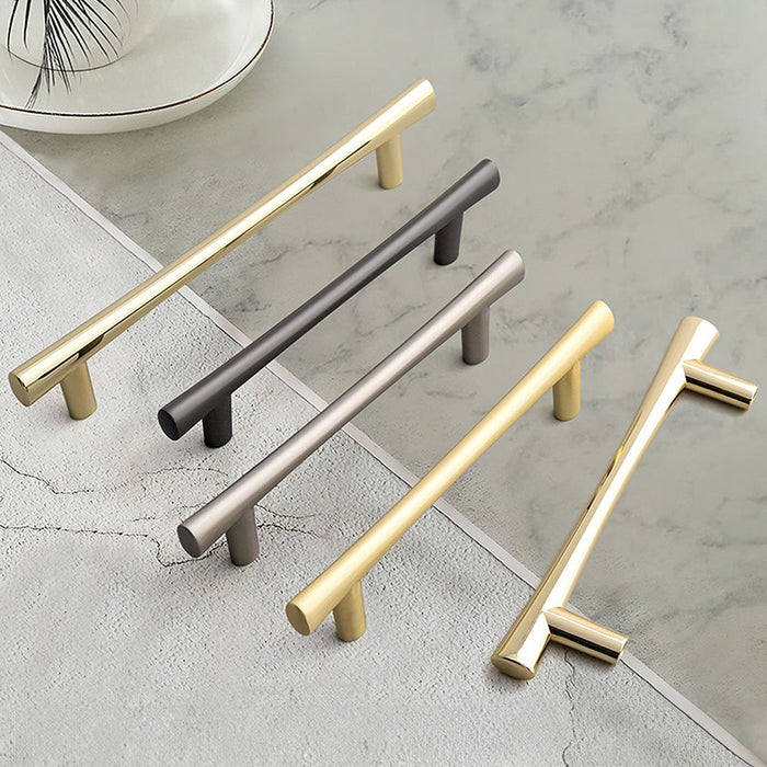 Contemporary Minimalist Zinc Alloy Cabinet Handles For Kitchen