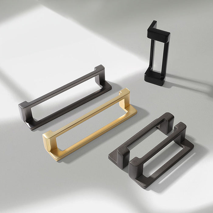 Modern Simple Zinc Alloy Cabinet Drawers Pulls