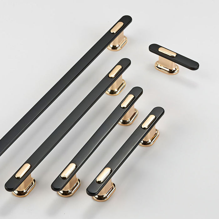 Modern Black Gold Kitchen Cabinet Pulls Handles And Knobs