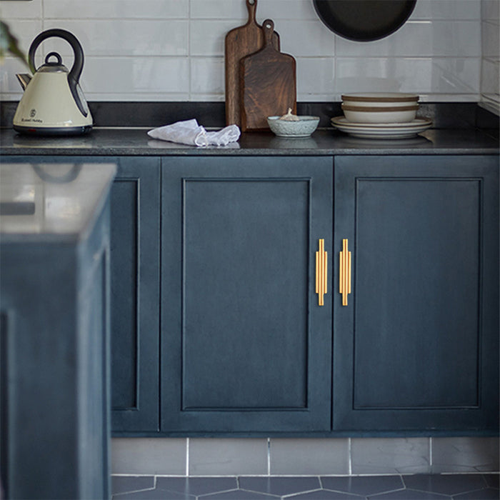 Stylish Retro Brass Kitchen Cabinet Handle