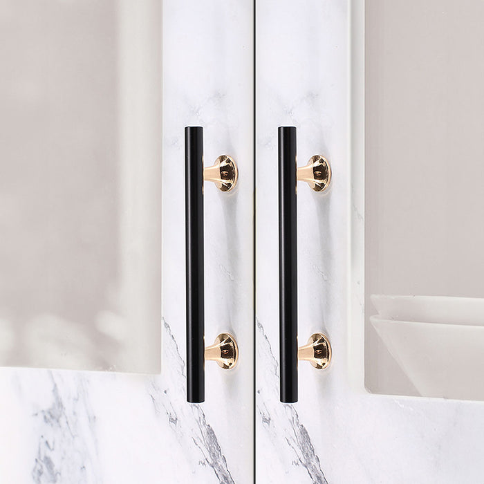 Modern Minimalist High-End Black Long Cabinet Door Handle