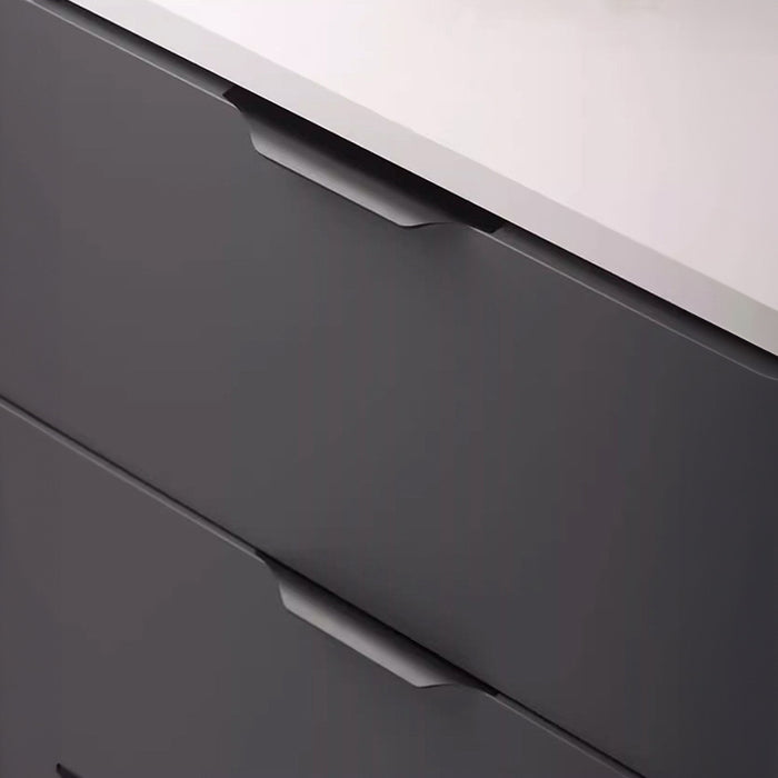 Modern Sleek Round Invisible Cabinet Edge Pulls