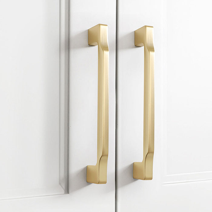 Modern Zinc Alloy Square Cabinet Pulls and Handles