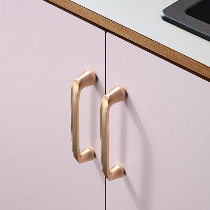 Minimalist Gold Cabinet Pull Handles for Kitchen Cupboard