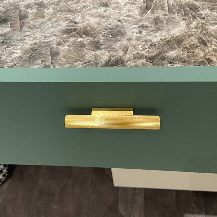 Modern Gold And Gray Aluminum Alloy Cabinet Handle