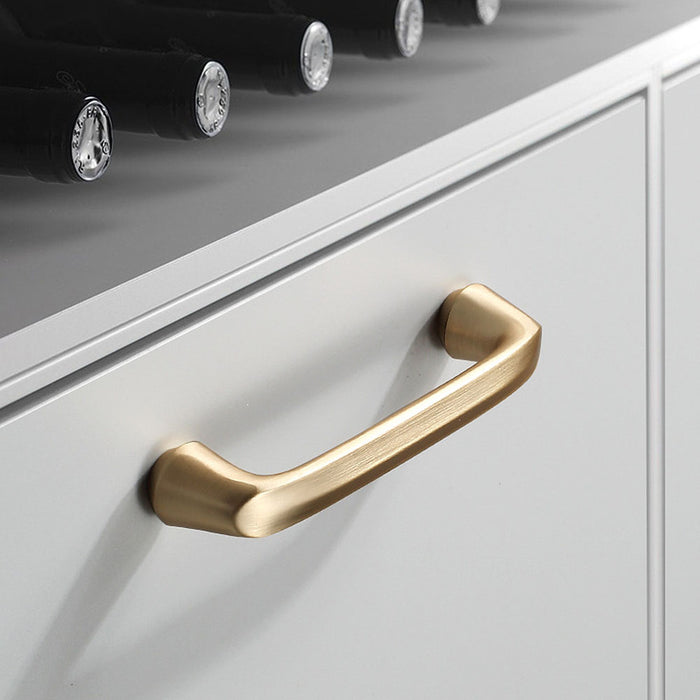 Minimalist Gold Cabinet Pull Handles for Kitchen Cupboard