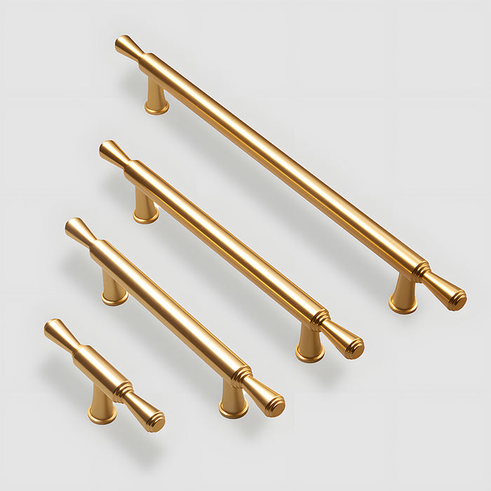 Modern Simple Gold Aluminum Alloy Kitchen Drawer Handle