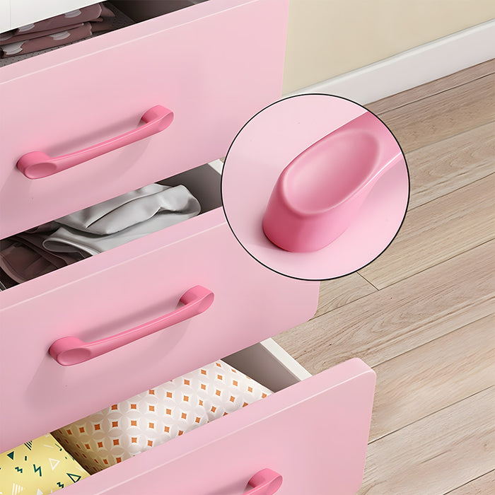 Colorful Children's Room Cabinet Long Handle