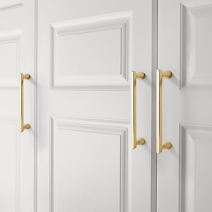 Modern Minimalist Gold and Grey Cabinet Door Handles