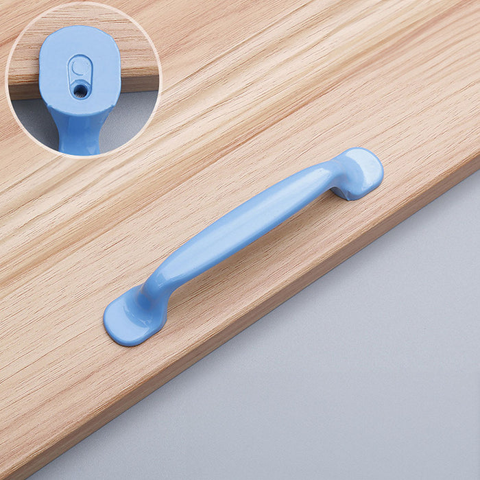 Colored Aluminum Alloy Children Room Wardrobe Handle