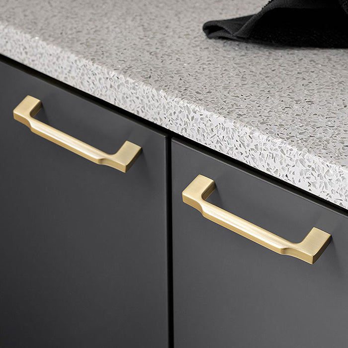 Modern Zinc Alloy Square Cabinet Pulls and Handles