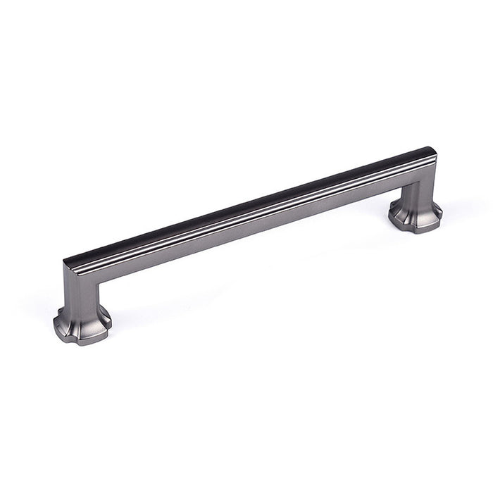 Modern Zinc Alloy Black Gray Cabinet Handles and Knobs