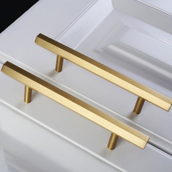 Brushed Gold Cabinet  Bar Pull Stainless Steel for Kitchen