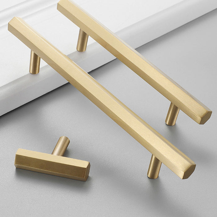 Brushed Gold Cabinet  Bar Pull Stainless Steel for Kitchen