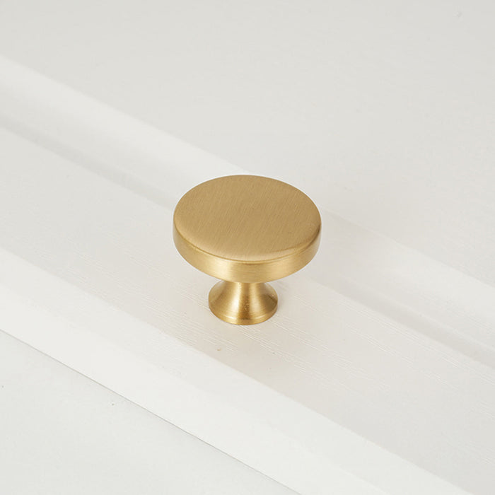 Modern French Solid Brass Cabinet Handles