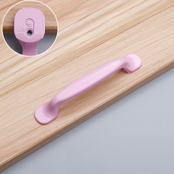 Colored Aluminum Alloy Children Room Wardrobe Handle