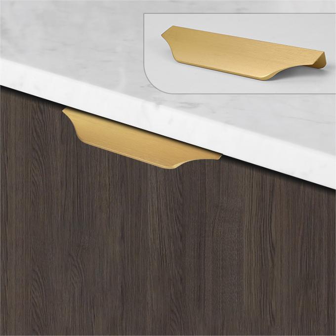 Modern Sleek Round Invisible Cabinet Edge Pulls