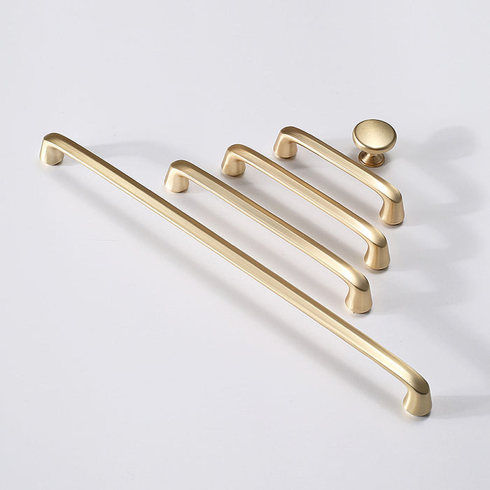 Minimalist Gold Cabinet Pull Handles for Kitchen Cupboard