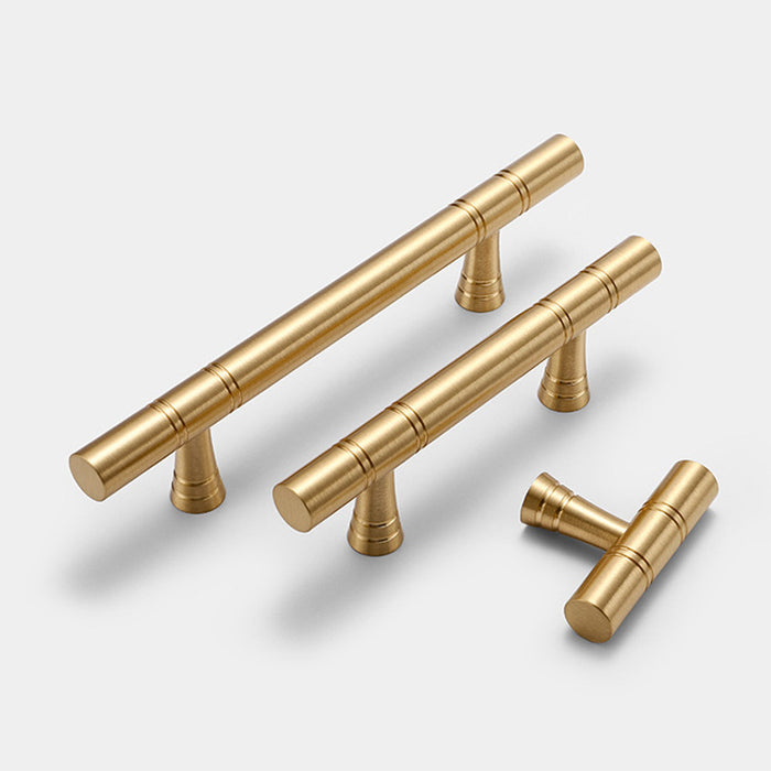 Luxurious Gold Brass Kitchen Cabinet Handle And Knobs