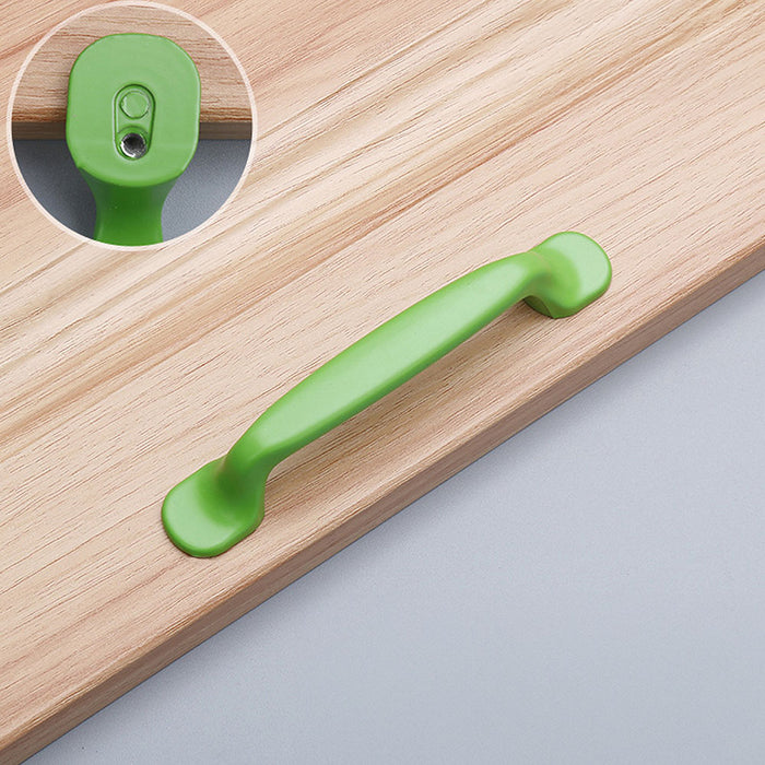 Colored Aluminum Alloy Children Room Wardrobe Handle