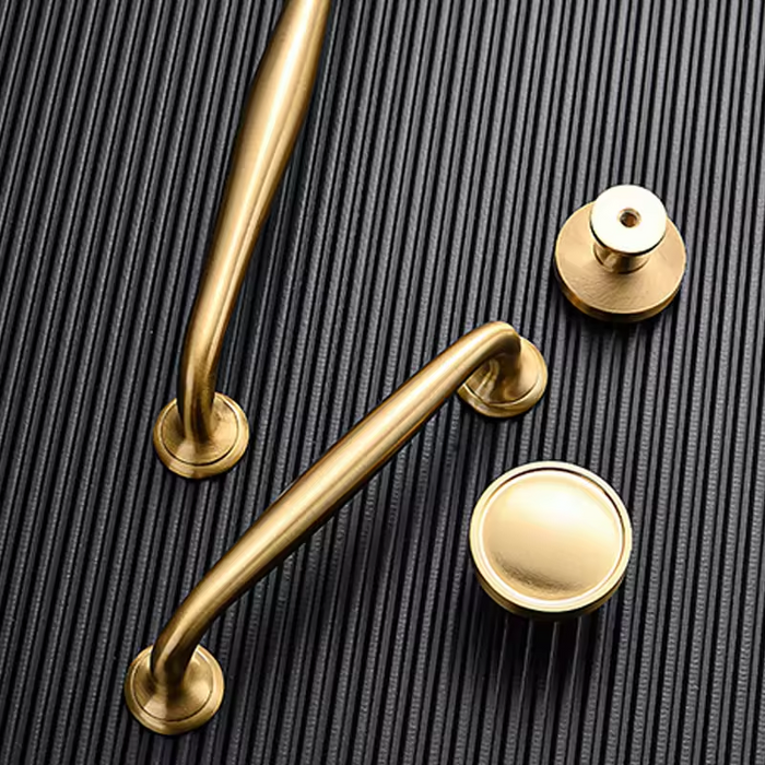 Modern Simple Brass Wardrobe Handle