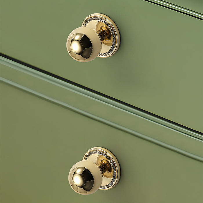 Simple Decorative Zinc Gold Alloy Kitchen Cabinet Handles