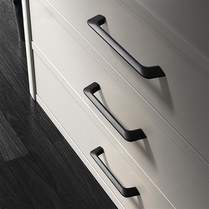 Sleek Minimalist Zinc Alloy Decorative Cabinet Handles For Kitchen