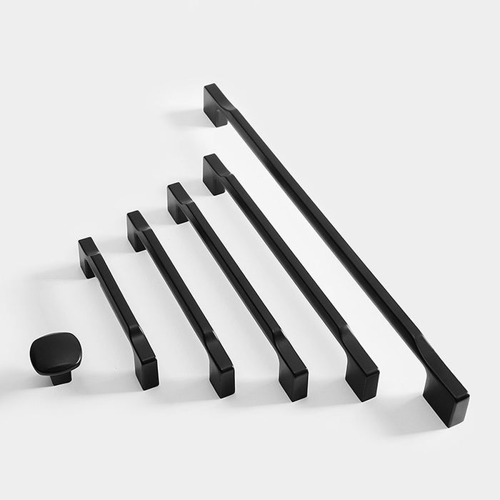 Modern Zinc Alloy Square Cabinet Pulls and Handles