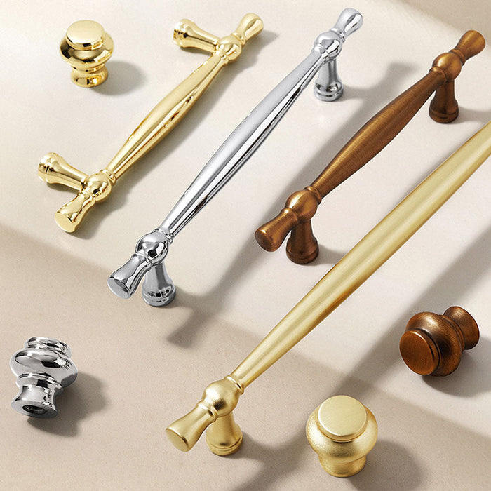 Simple Retro Zinc Alloy Cabinet Handles and Drawer Knobs