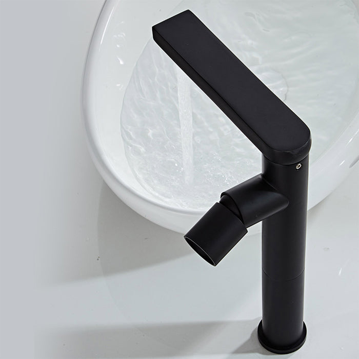 Single Lever 360° Swivel Spout Bathroom Sink Faucets