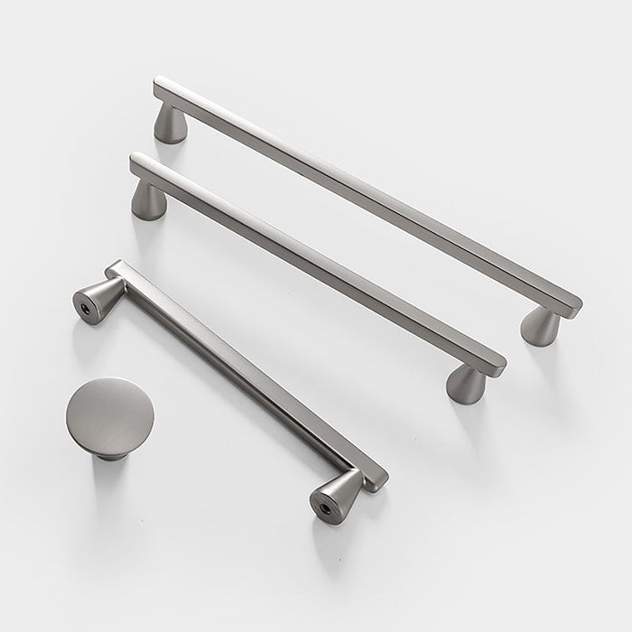 Modern Minimalist Gold and Grey Cabinet Door Handles