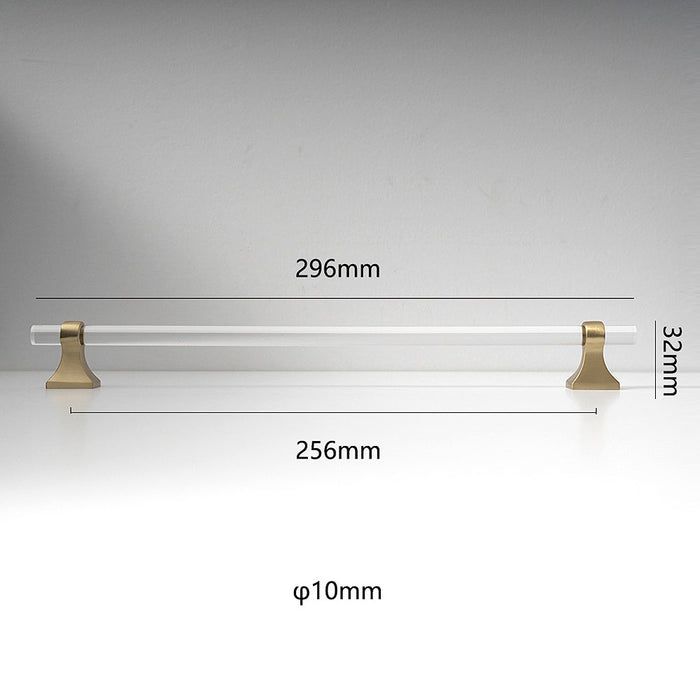 Minimalist Transparent Acrylic Handle and Knob