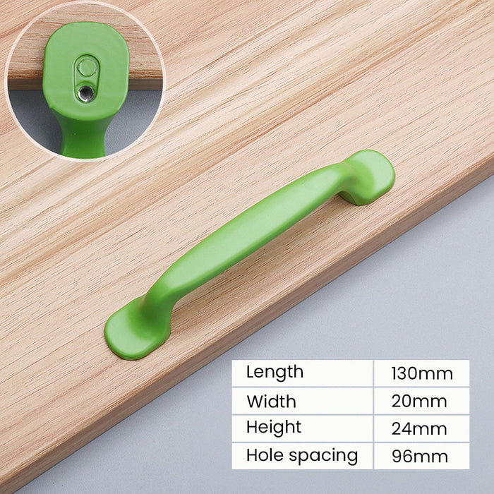 Colored Aluminum Alloy Children Room Wardrobe Handle