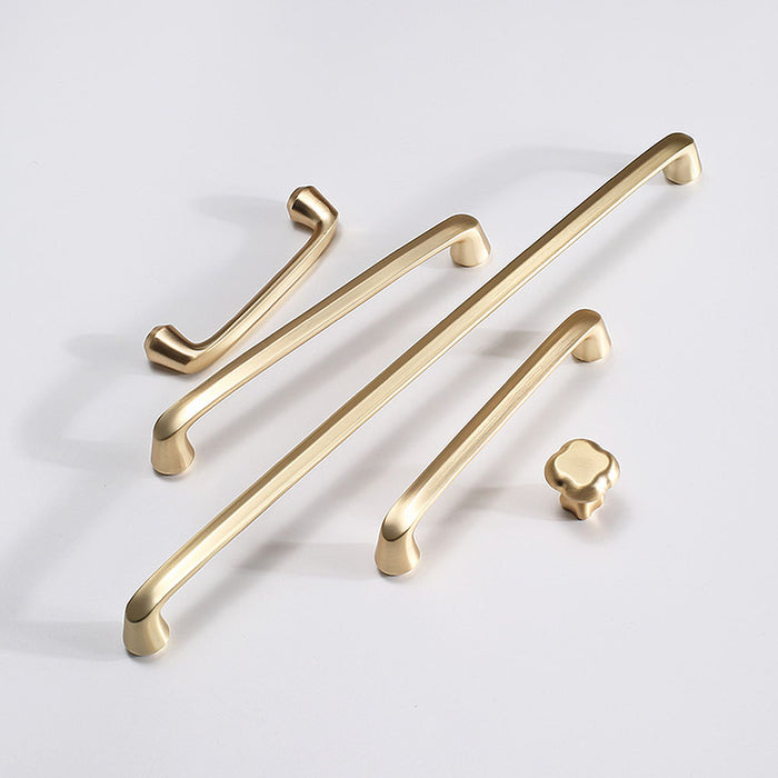 Minimalist Gold Cabinet Pull Handles for Kitchen Cupboard