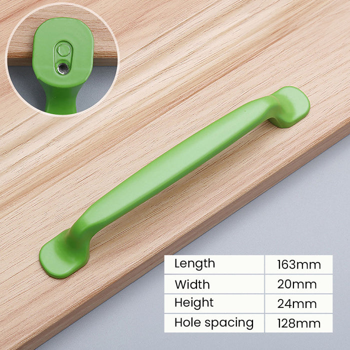 Colored Aluminum Alloy Children Room Wardrobe Handle