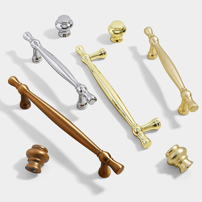 Simple Retro Zinc Alloy Cabinet Handles and Drawer Knobs