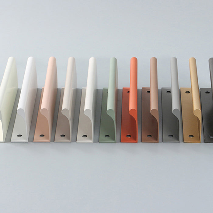 Modern Refined Long Cabinet Edge Finger Pulls For Kitchen