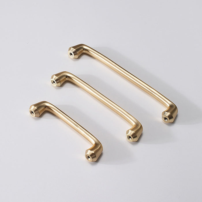 Minimalist Gold Cabinet Pull Handles for Kitchen Cupboard