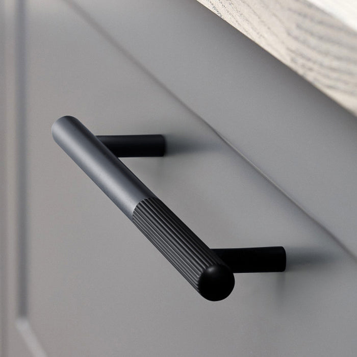 Stylish Color Matching Striped Aluminum Alloy Cabinet Handles