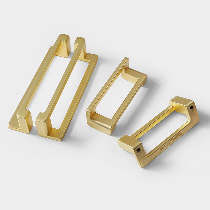 Modern Simple Zinc Alloy Cabinet Drawers Pulls