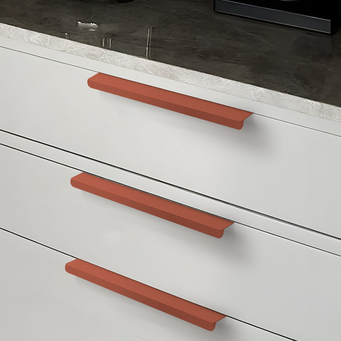 Modern Minimalist Morandi Edge Cabinet Handle