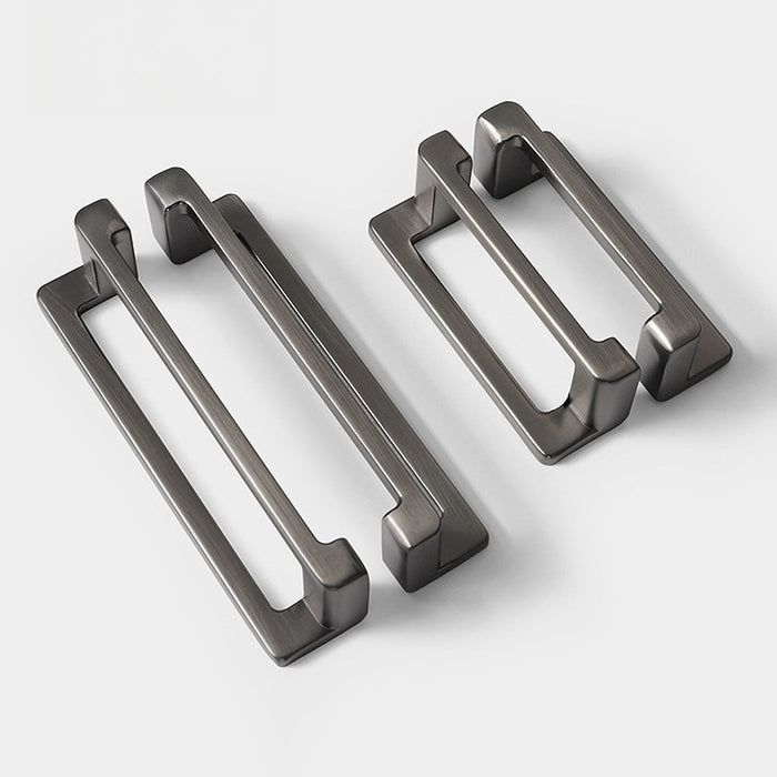 Modern Simple Zinc Alloy Cabinet Drawers Pulls