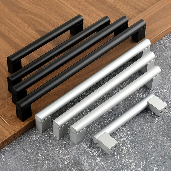 Minimalist Aluminum Alloy Cabinet Handles And Pulls For Kitchen