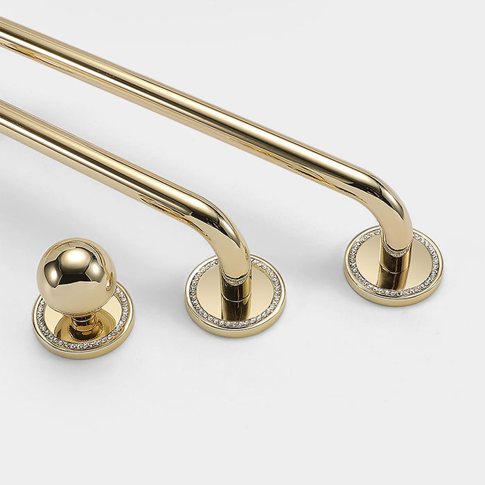 Simple Decorative Zinc Gold Alloy Kitchen Cabinet Handles