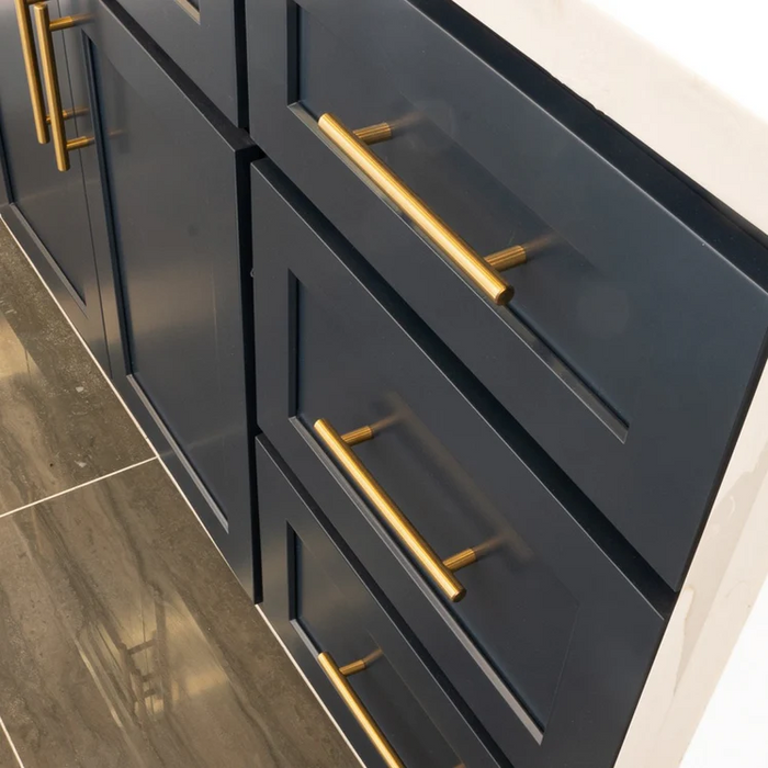 Brushed Gold Euro Style Cabinet Handles