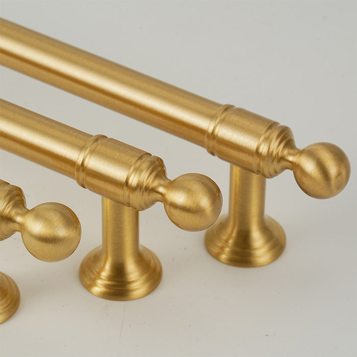 Simple Decoration Stylish Gold Brass Kitchen Cabinet Handle