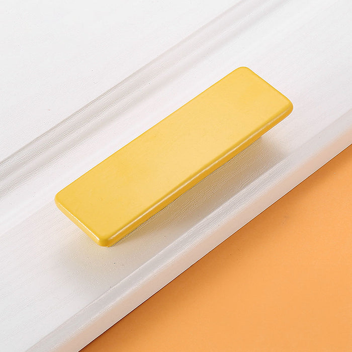 Minimalist Wooden Macaron Eco-Friendly Wardrobe Cabinet Handle